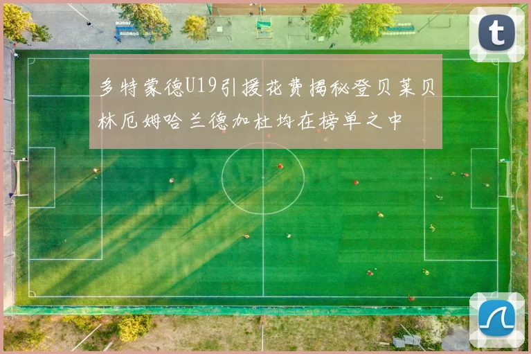 多特蒙德U19引援花费揭秘登贝莱贝林厄姆哈兰德加杜均在榜单之中